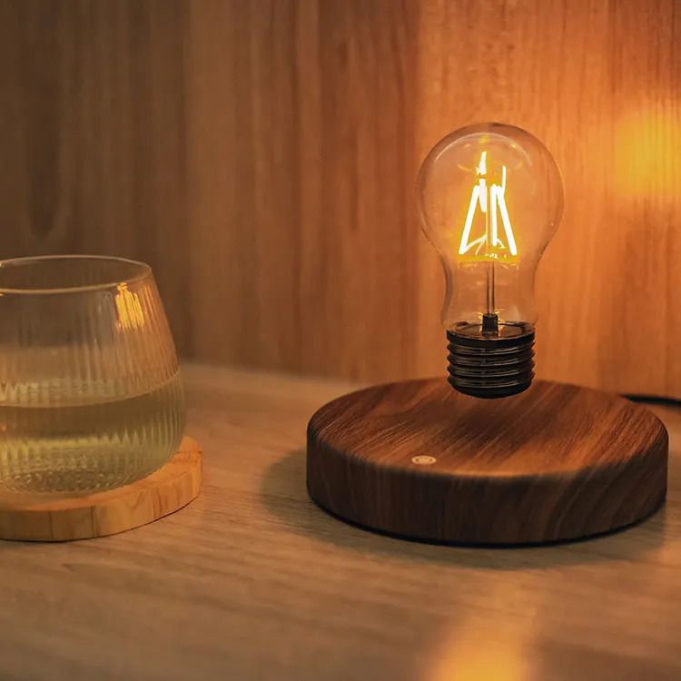 مصباح ليد منزلي بحامل مغناطيسي, مصباح من الكريستال الشفاف للاستخدام في غرف المعيشة والفندق