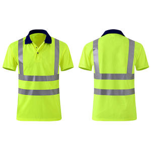 All'ingrosso estate traspirante multicolore asciugatura rapida su misura Polo fluorescente riflettente per il lavoro di notte - Product Image 1