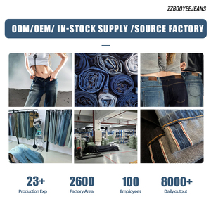 Jeans Hero Zero Carbon a Gamba Larga in Denim Ultra Morbido Primaverile <span class=keywords><strong>Turco</strong></span> con Effetto Graffiato Traspirante Snellente Dritto Lunghezza Pavimento - Product Image 3