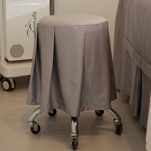 Wholesale Customized Gray Beauty Salon <strong>Bed</strong> <strong>Sheet</strong> Sets Massage Table Skirt Facial <strong>Valance</strong> <strong>Bed</strong> Cover With Face Hole - Product Image 6