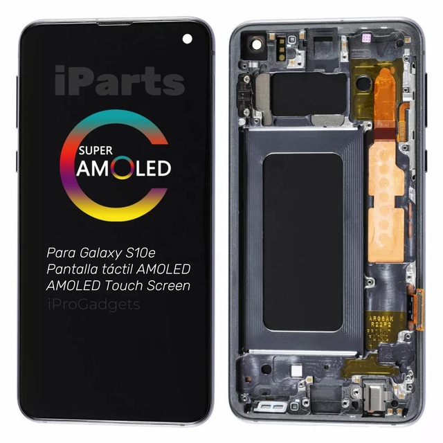 IParts Replacement AMOLED Display Touch Screen With Frame for Samsung Galaxy S10E SM-G970 G970U SM-G970F SM-G970W OEM Parts