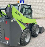 Chargeuse compacte robuste avec godet de 0,44 m³ et cabine panoramique ZS090V pour chantier, agriculture et déneigement