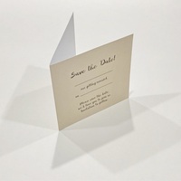 Carte d'invitation en papier kraft avec nœud, découpe laser, 50 pièces, impression personnalisée