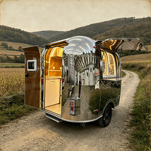 Luxury Fully Equipped Food Restaurant Trailer Ice Cream Cart with DOT VIN - Product Image 5