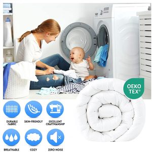Ensemble <span class=keywords><strong>de</strong></span> literie en polycoton blanc respirant sur mesure, emballage <span class=keywords><strong>sous</strong></span> <span class=keywords><strong>vide</strong></span> pour la maison et l'hôtel, <span class=keywords><strong>housse</strong></span> <span class=keywords><strong>de</strong></span> <span class=keywords><strong>couette</strong></span>, drap, taie d'oreiller - Product Image 3
