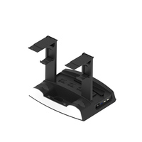 KJH Multifunctionele oplaadstandaard met 4 koelventilatoren voor USB Hub Disc-opslaghouder JYS-P5122