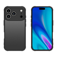 Funda Clásica para Teléfono iPhone 18 Pro Max, TPU+PC Suave al Tacto, Antigolpes, Marco de Cámara Completo Elevado, Antideslizante, Protectora y Duradera
