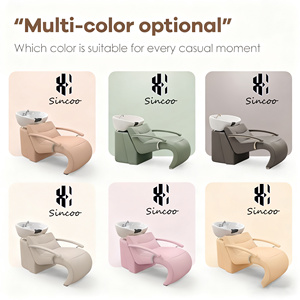 Silla de Champú de Acero Inoxidable Dorado con Accesorios de Agua, Cama de Champú de Color Personalizable para <span class=keywords><strong>Barber</strong></span>ía - Product Image 4