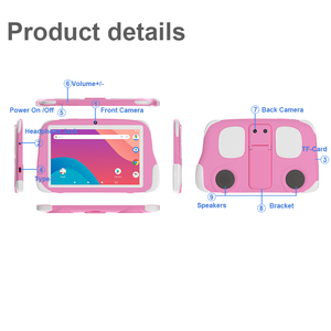 2024 New 8-inch <span class=keywords><strong>Android</strong></span> 12 máy tính bảng cho trẻ em <span class=keywords><strong>2GB</strong></span> RAM 32GB Rom giáo dục PC màn hình cảm ứng Silicon trường hợp rockship trẻ em máy tính bảng - Product Image 6