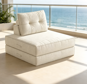 Sofá Cama Modular Seccional para Habitación <span class=keywords><strong>de</strong></span> Invitados, Sala <span class=keywords><strong>de</strong></span> Juegos, <span class=keywords><strong>Noche</strong></span> <span class=keywords><strong>de</strong></span> Cine, Comprimido en Caja, Espuma <span class=keywords><strong>de</strong></span> Alta Densidad, Base Antideslizante, OEM ODM - Product Image 2