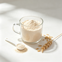 Poudre de peptides d'avoine à 99 % de pureté, qualité alimentaire naturelle, matériau brut en vrac pour les aliments fonctionnels et la santé diététique