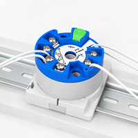 Smart PT100 RTD Temperature Transmitter USB Programmable 4-20mA Output SBWZ-DTR ABS Housing for Industrial Temperature Control