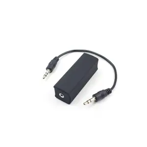 Wholesale Ground Loop Noise Isolator For Car Audio/home Stereo System With 3.5mm Audio Cable (black)