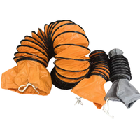 Conduit flexible en PVC antistatique haute température pour la ventilation de l'air