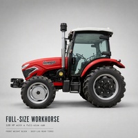 Tracteurs à vendre, machine de 120 CV avec cabine climatisée et chenilles arrière réglables pour les grandes exploitations agricoles au Brésil