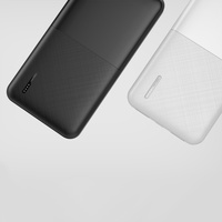 Batterie externe portable 10000mAh, double USB Type-C, chargeur rapide, ultra-mince, pour téléphone portable
