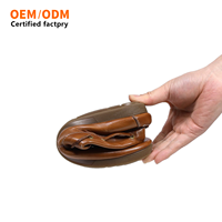 Chaussures de navigation vintage d'été en cuir véritable à bout rond pour hommes, décontractées, à lacets, semelle souple, cousues à la main en cuir de cheval, directement de l'usine OEM