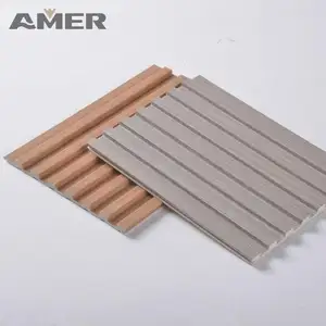 Amer eco friendly easy install bamboo charcoal fiber WPC deck wall panels mounting luxury interior waterproof