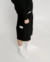 Shorts de sport décontractés pour hommes Ohsisa 320g en molleton épais, taille élastique, marque tendance, polyvalents, 100% coton, couleur unie, coupe ample