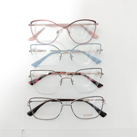 Prêt à expédier – Déstockage : Montures optiques en métal mélangé de haute qualité – Lunettes en métal tendance pour femmes