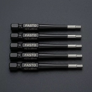 Set di punte esagonali magnetiche in acciaio FASTO S2 ad alte prestazioni 2026, punte per cacciavite di grado industriale per <span class=keywords><strong>avvitatore</strong></span> a impulsi - Product Image 1