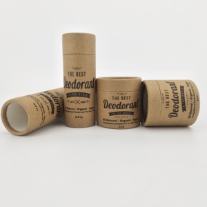 Benutzer definierte biologisch abbaubare Deodorant Stick Papier Pappe Behälter Push-up Papier Tube Paket - Product Image 1