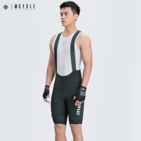 Cuissard de cyclisme aérodynamique Mcycle Cuissard à bretelles personnalisable avec texture tissu respirant pour l'équitation VTT sur route