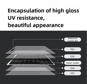 แผงโซลาร์เซลล์แบบโมโนคริสตัลไลน์ชนิดยืดหยุ่นสำหรับการชาร์จกลางแจ้ง - Product Image 5