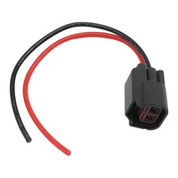 2 PINES Kabel Harness Konektor Otomotif Bobina untuk Ford Explorer F150 Expedition Triton Focus Mazda 3 Mazda 6 15CM 16AWG