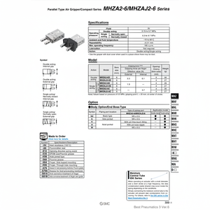 SMC Pneumatics Air Gripper MHZA2-6D2 Pièces Pneumatiques - Product Image 1