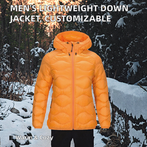 Chaqueta Bomber de Invierno Gruesa y Moderna para Hombre, Tejida, Informal, con Cierre de Cremallera, Acolchado de Poliéster, Servicio OEM Personalizable - Product Image 2