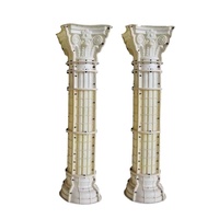 Haut de gamme ABS colonne romaine ciment construction maison décorative en plastique poste préfabriqué formes de construction béton pilier moules