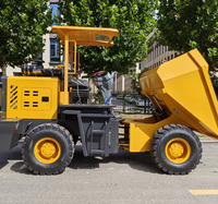 HAIJU HJD30 Mini-dumper 4x4 compact, capacité de charge 3000 kg, transmission hydraulique, moteur Yunnei bicylindre, benne élévatrice