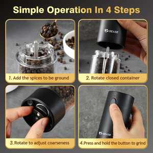 Broyeur Sease Bouton pression pour meulage automatique avec KYMQ-15C lumineux led - Product Image 4