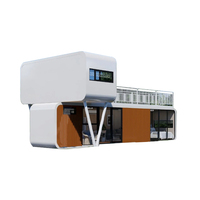 Cabine Mobile Capsule Personnalisée d'Usine Chinoise, Maison Préfabriquée en Conteneur avec Cuisine et Salle de Bain pour Hôtels