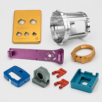 Pièces en aluminium CNC personnalisées, anodisées, multicolores, OEM ODM pour applications mécaniques, industrielles et électroniques