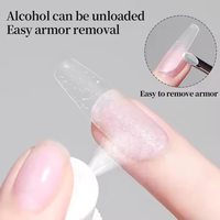 XEIJAYI Adhésif Solide Spécial 4.0 pour Ongles à Porter, Patch pour Ongles avec Gel Ferme et Sans Rebondissement