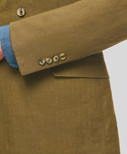 Costumes de mariage classiques italiens de luxe vente en gros Costumes de haute qualité pour hommes Ensemble de costumes 3 pièces à double boutonnage pour hommes - Product Image 3