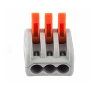 PCT-212 PCT-213 Hebelklemmen-Verbinder 2 3 4 5 8 Wege Kompakte Spleißklemmen für 0,08-4mm² Massiv- und Litzenleitungen