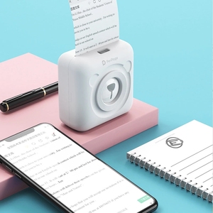มินิ impresora portatil เครื่องพิมพ์ภาพความร้อนทันทีสติกเกอร์ <span class=keywords><strong>A6</strong></span> 203dpi เครื่องพิมพ์ความร้อน - Product Image 1