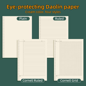 Papel reemplazable de hojas sueltas, planificador de <span class=keywords><strong>cuaderno</strong></span>, papel de repuesto para diario, <span class=keywords><strong>cuaderno</strong></span>, <span class=keywords><strong>cuaderno</strong></span>, papel de repuesto - Product Image 5