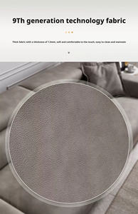 Canapé-lit moderne avec fonction lit, meubles <span class=keywords><strong>de</strong></span> salon, canapé-lit <span class=keywords><strong>en</strong></span> cuir PU écologique et doux pour la peau, avec pieds <span class=keywords><strong>en</strong></span> bois - Product Image 6