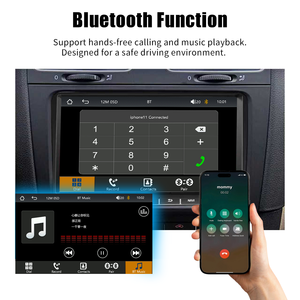 Nouveauté Lecteur multimédia vidéo portable pour voiture 9 pouces MP5, Carplay sans fil, Android Auto pour Volkswagen VW Canbus, GPS intégré - Product Image 6