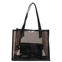Usine en gros TPU articles de toilette fermeture éclair sac cosmétique transparent étanche PVC cosmétique sac fourre-tout
