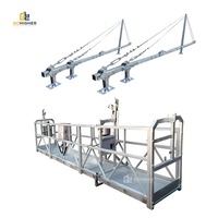 Plateforme suspendue temporaire en alliage d'aluminium Zlp500 Zlp800, berceau, plateforme suspendue électrique industrielle pour chantier de construction
