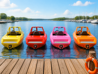 Bateau kart électrique de course aquatique, mini jet kart, bateau kart à coque EPP, bateau kart MRush Wave pour parcs aquatiques commerciaux et loisirs