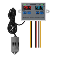 Thermostat numérique XK-W1099, écran LCD, USB, ABS, régulateur de température et d'humidité, capteur de contrôle du chauffage et du refroidissement