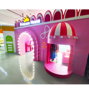 Château de princesse en bois, maison de jeu pour enfants, équipement de jeu d'intérieur pour jeux de rôle de fée, fournisseur de conception personnalisée - Product Image 1