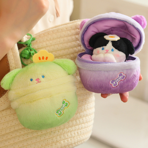 Top Quality Design popolare personalizzato portachiavi peluche colorato personaggio dei cartoni animati carino all'interno per i regali di San Valentino accessori - Product Image 6