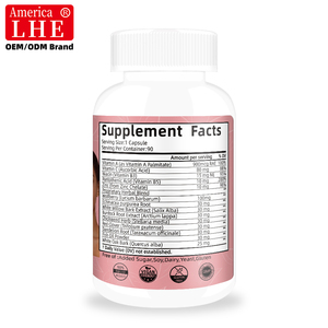 Suplemento Nutracéutico para el Acné, Fabricante de Productos para el Cuidado de la Piel con Vitamina A y Mezcla de Hierbas para una Piel Clara, 90 Cápsulas - Product Image 6